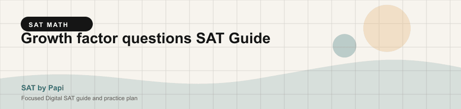 Student studying SAT growth factor questions with a focused SAT practice plan on a laptop