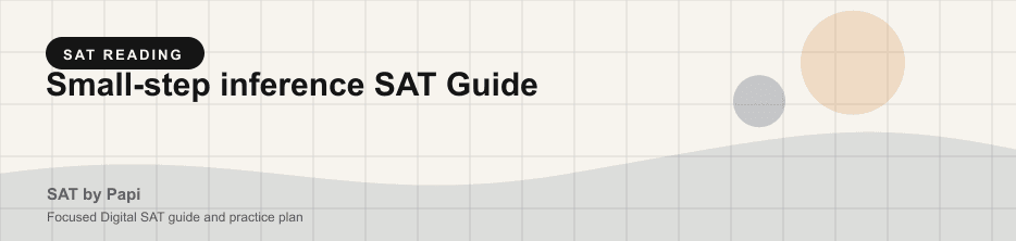 Student studying SAT small step inference with a focused SAT practice plan on a laptop